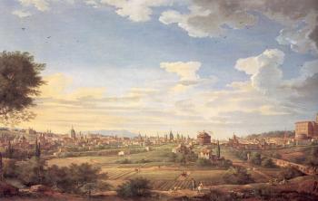 Giovanni Paolo Panini : View of Rome from Mt. Mario, In the Southeast
